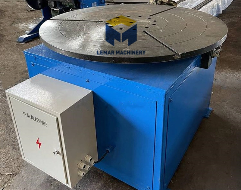 Motorized Welding Turntable Rotary Table Welding Positioner 2000kg Loading Capacity