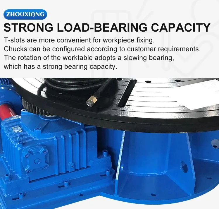 Heavy Duty Loading Electric Welding Turn Table Positioner Turntable