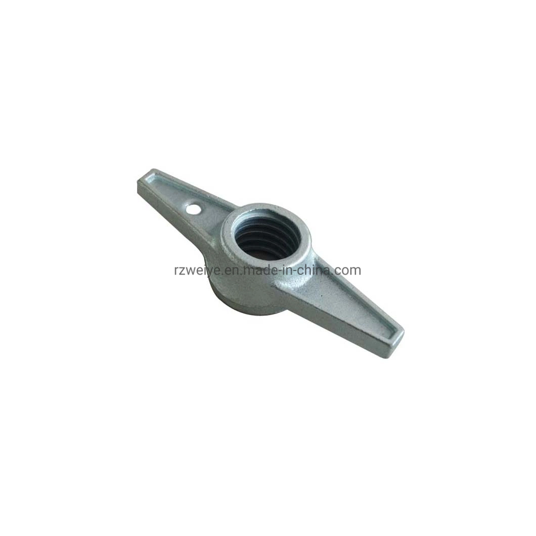 Construction System Scaffolding/Scaffold Screwed Jack Base/Support Legs Spindle Nut/Wing Nut Casted