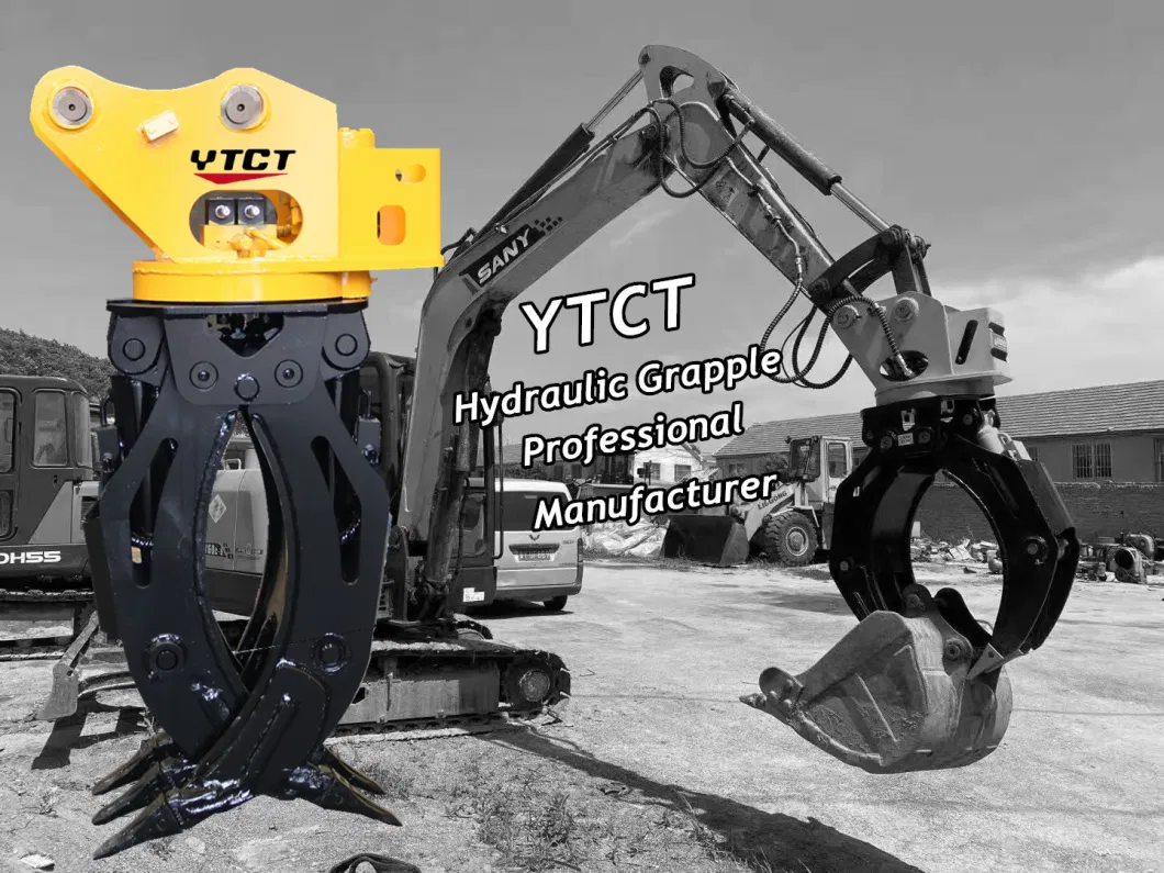 Excavator Grapple Bucket Ytct China Hydraulic Demolition Grab Manufacturer Hydraulic Grab
