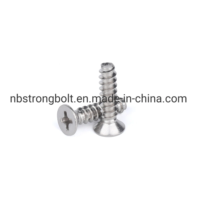 304/316 Stainless Steel Countersunk Head Flat Head Cross Flat Tail Cutting Self - Tapping Screws in-Stock More Than 15years Experience Factory