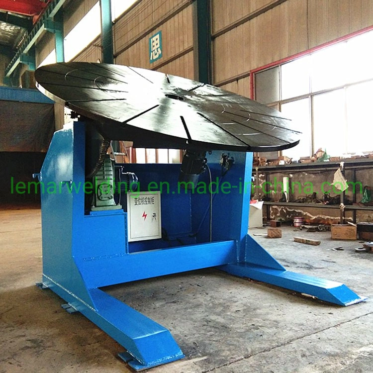 1200mm Table Diameter Variable Speed Automatic Welding Positioner with Foot Pedal and 3 Jaw Chuck