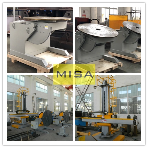 20 Ton Manual Moving Fit-up Growing Line for Pipe Welding, Vessel Diameter 500mm-4500mm