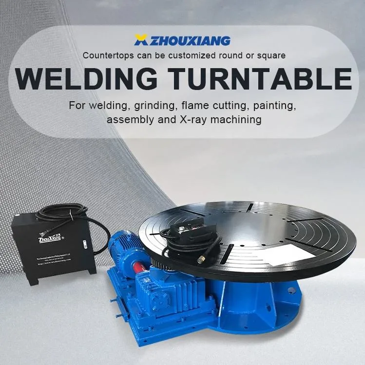 Heavy Duty Loading Electric Welding Turn Table Positioner Turntable