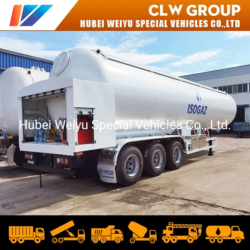 59500 Liters 30 Tonnes Liquified Petroleum Propane Gas Road Tanker Truck with Netune Flow Meter