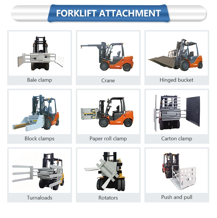 2.5 Ton 3 Ton Dual Fuel Forklift Specification LPG Gasoline Powered Forklift with Paper Roll Clamp