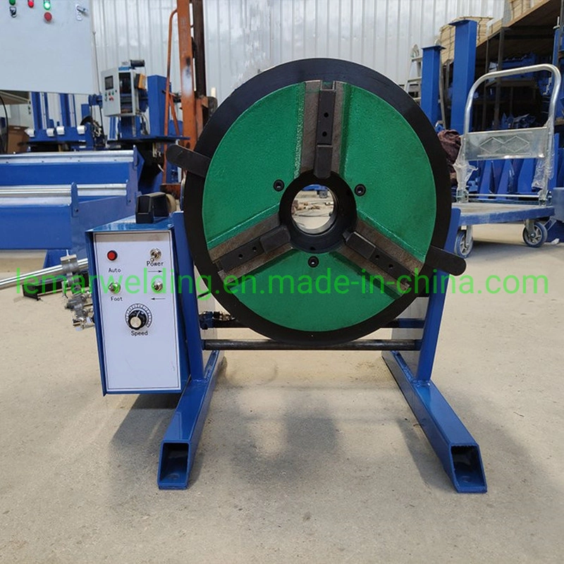 3 Ton Auto Rotary Pipe Welding Positioner Turntable with T Jaw Welding Chuck