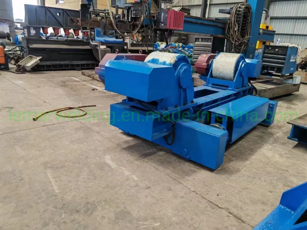 600 Tonne Screw Adjustable Welding Rotators Turning Vessel Rollers