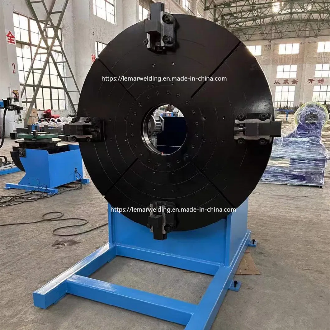 3000kg Universal Rotary Turn Table Positioner with 3 Jaw Lathe Chuck