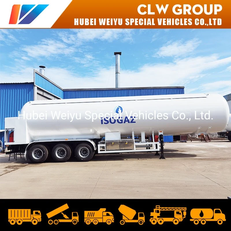 59500 Liters 30 Tonnes Liquified Petroleum Propane Gas Road Tanker Truck with Netune Flow Meter