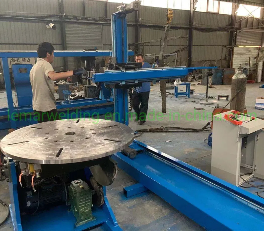 3000kg Universal Rotary Turn Table Positioner with 3 Jaw Lathe Chuck