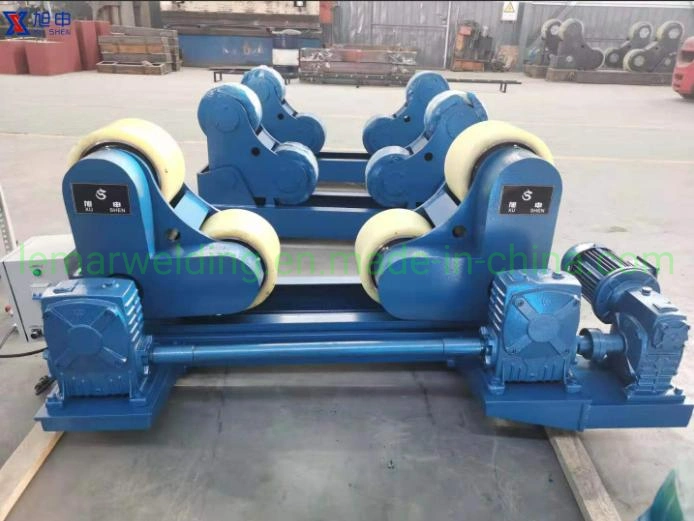 80ton Double Drive Self-Aligning Welding Rotator 850-5000mm Vessel Diameter