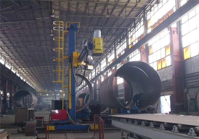 Pressure Vessel Welding Manipulator with Welding Column and Boom