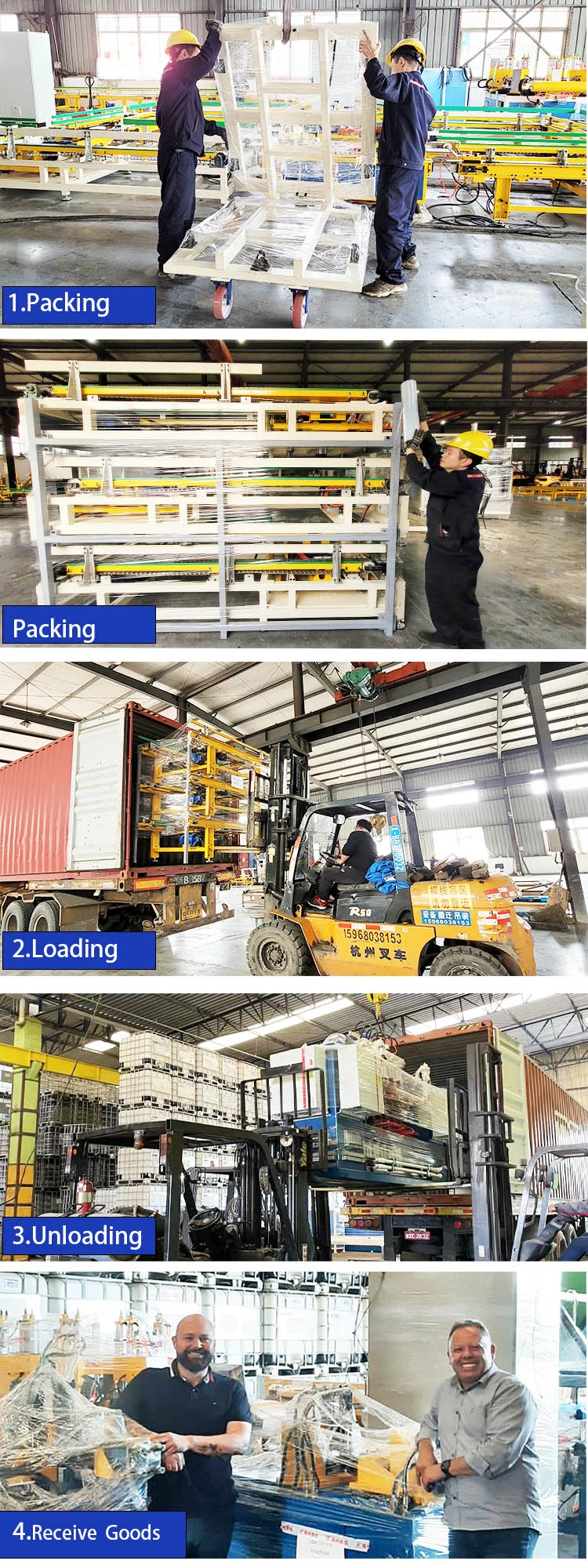 Gwc-C Fully-Automatic Steel Bar Mesh Welding Production Line Machine