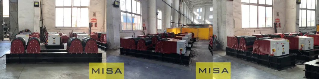 150 Ton Triple Polyurethane Adjustable Welding Rotator Tank Welding and Positioning Equipment