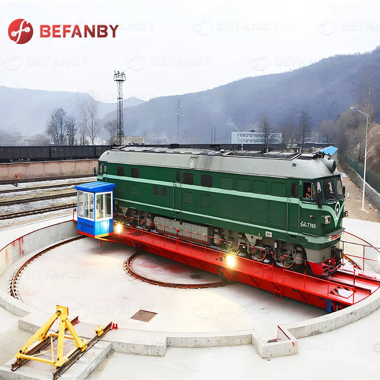 30 Tons Industrial Turntable for Transfer Car Rotate 360 Degrees