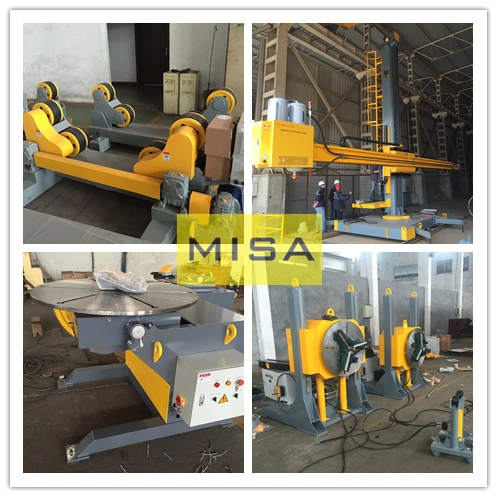 Conventional Welding Rotator, Bolt Adjustment Turning Rolls PU Wheels Welding Equipment