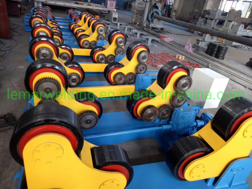 Adjustable Type 200 Ton Pressure Vessel Rotator Stationary Conventional Welding Rotator