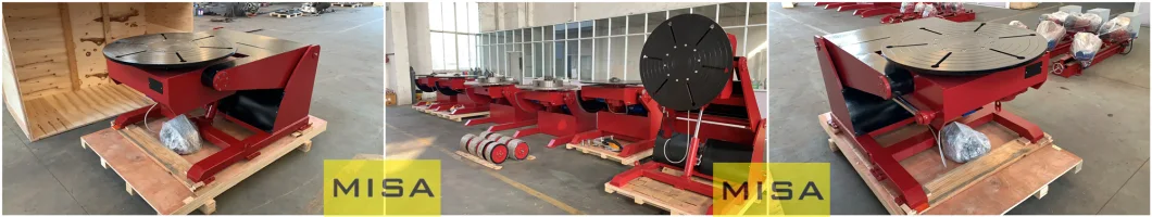 HBJ-30 Hydraulic Welding Positioner with 3 Axis, Motorized Rotating 3 Ton Material
