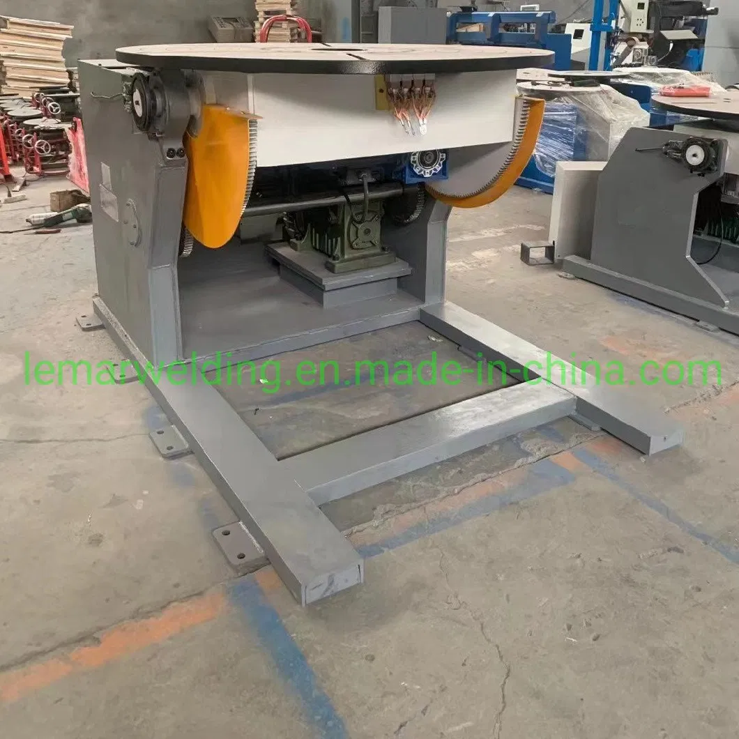 1200kg Vertical Load Capacity Welding Positioner 120 Degree Tilt Angle Table