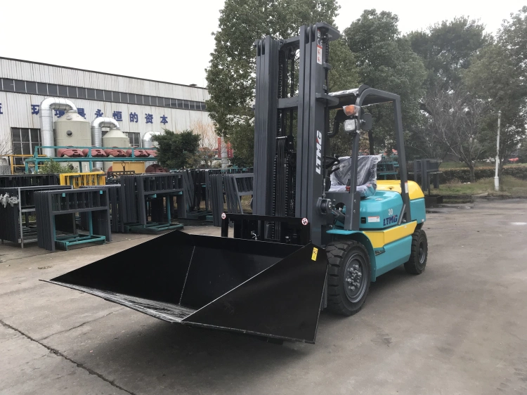 Ltmg 3t 3 Ton 3.5 Ton 4 Ton Diesel Forklift with Hanged Bucket