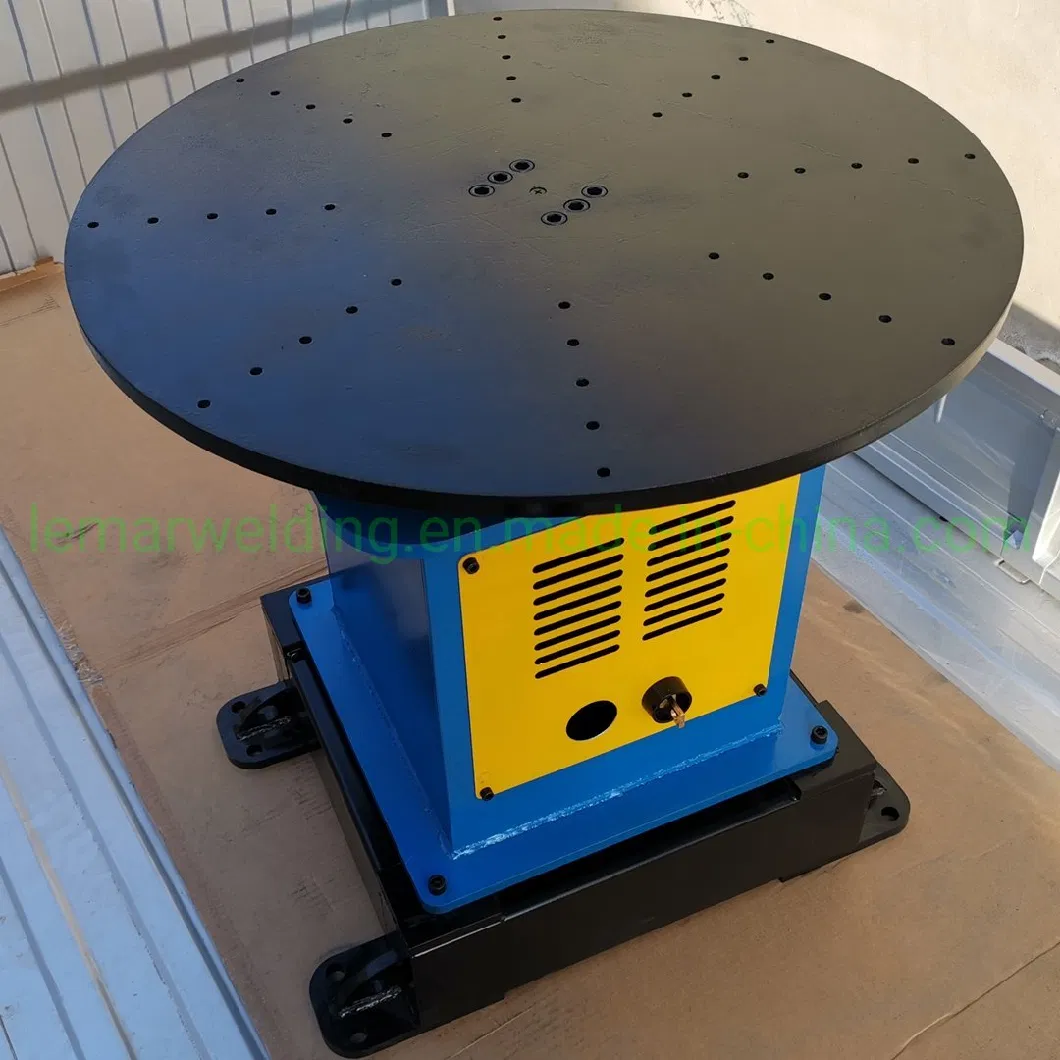 600kg Welding Positioner Robot Welding Floor Turntables with Digital Controls