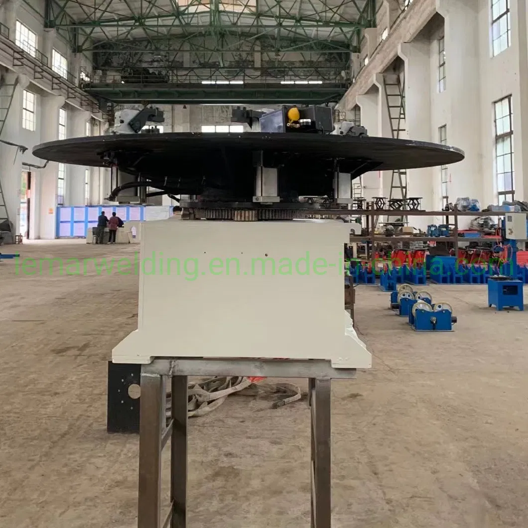 Motorized Welding Turntable Rotary Table Welding Positioner 2000kg Loading Capacity