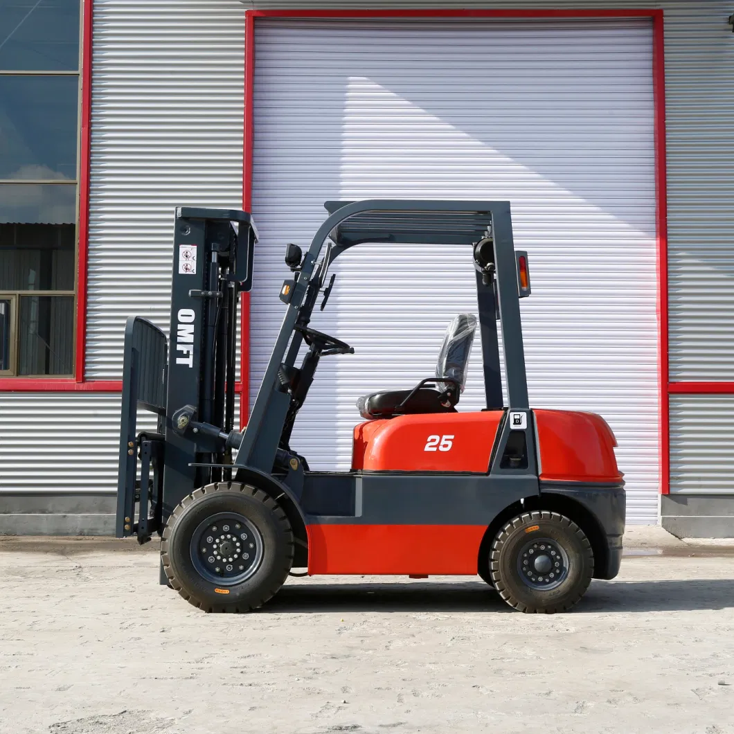 2.5 Ton Diesel Fork Lift with Attachment 3.0 M Max. Lifting Height 2.5 T Forklift Truck Lifter