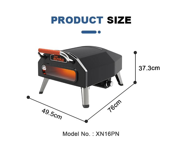 New Model Italian Style Kitchen Gas Outdoor 16&quot; Pizza Oven for Backyard Party