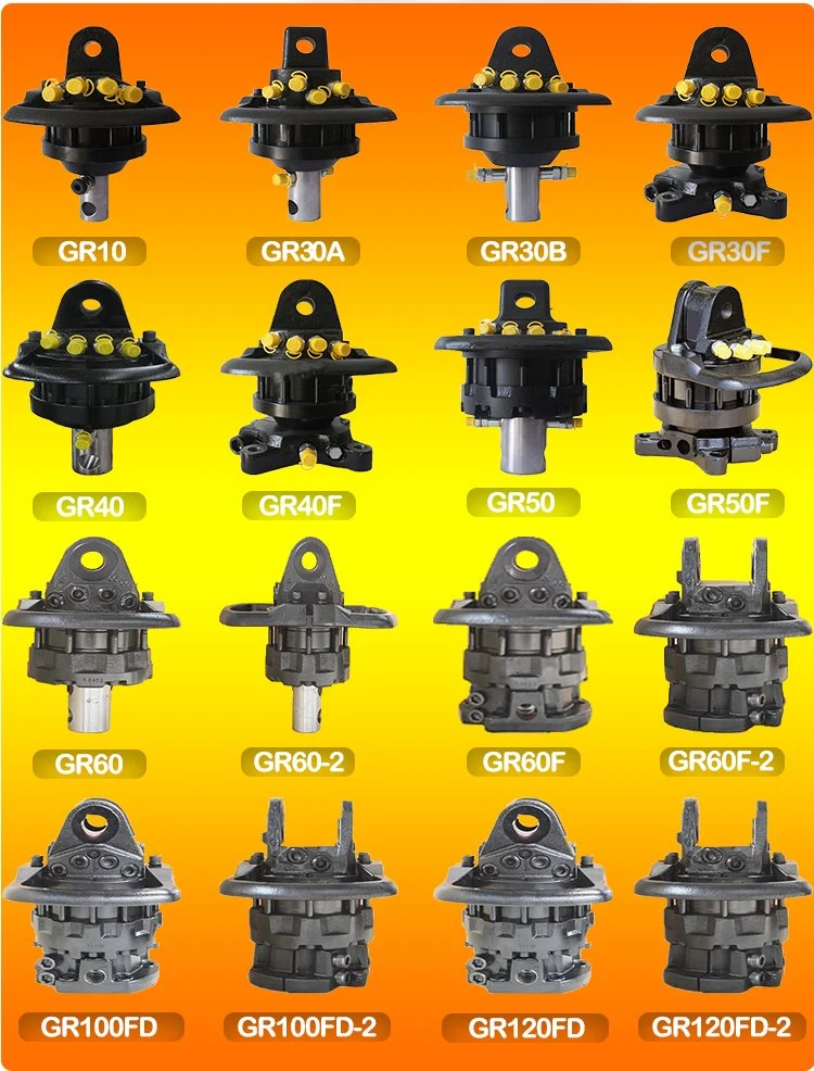 Forestry Crane Attachment Hydraulic Grapple Rotator