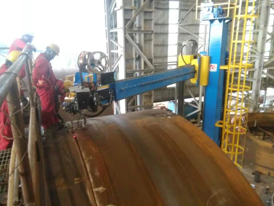 Pressure Vessel Welding Manipulator with Welding Column and Boom