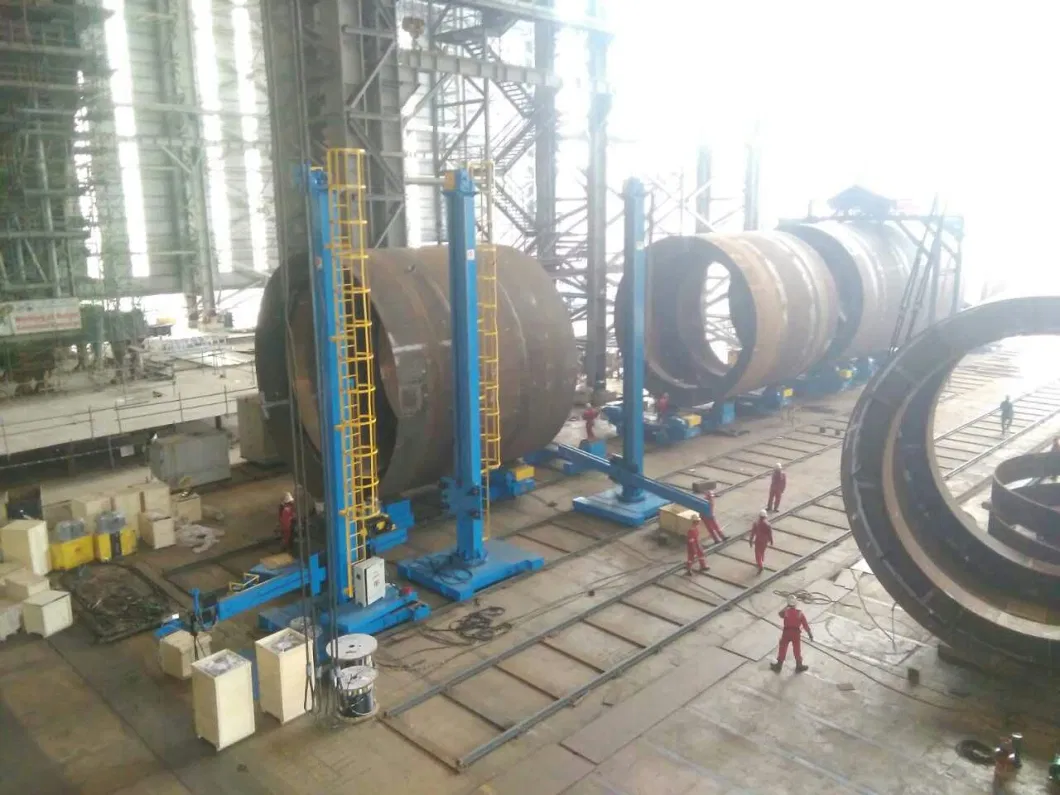 Pressure Vessel Welding Manipulator with Welding Column and Boom