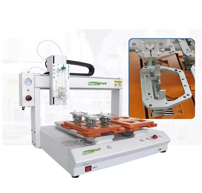 Adhesive Epoxy Dispensing System Equipment Automatic Glue Applicator Benchtop Liquid Dispenser Robots for Integrated Circuits