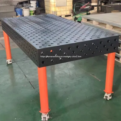 1500*1500mm 3D Mesas de soldadura y fijaciones con 5 superficies de montaje