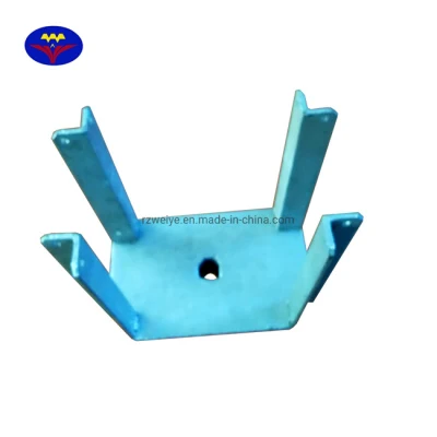 Soldado 4/horquilla de cuatro vías de la placa de la cabeza del gato para encofrado de hormigón Soporte/Post apuntalamiento puntales
