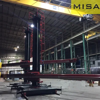 5m x 6m manipulador de soldadura con 300kg de carga máxima, la carrera vertical 5m