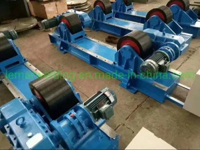 40ton tubo ajustable de soldadura del depósito de Rodillos Rodillos girando