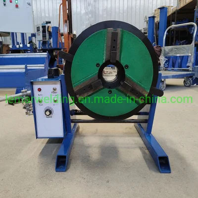 Brida de 300kg de soldadura automática de costura circular de la tabla de giro posicionador