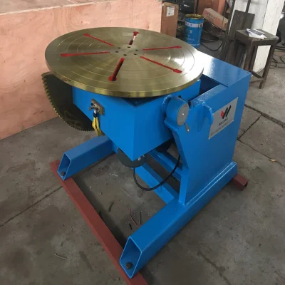Posicionador automático de soldadura/Mesa giratoria y giratoria/portabrocas giratorio/posicionador de soldadura de estructura de acero Para línea de producción de recipiente a presión