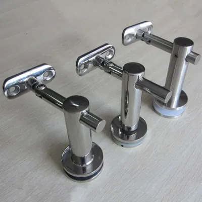 304 conector de soporte de enlace de cristal de la barandilla de acero inoxidable Pasamanos Soporte de tubo fijo Accesorios de clavado