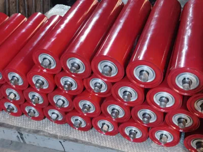 China Proveedor de acero de suministro de la correa de la polea de rodillo de transporte Soporte para la venta
