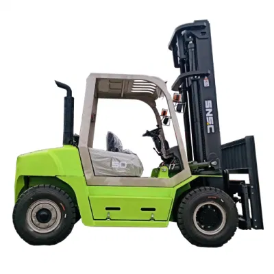 Carretillas elevadoras hidráulico automático 5ton diésel con 6m de altura