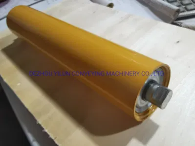 A través de la ejecución del cojinete del tensor de rodillo transportador de minas de carbón de rodillos de transporte para la venta
