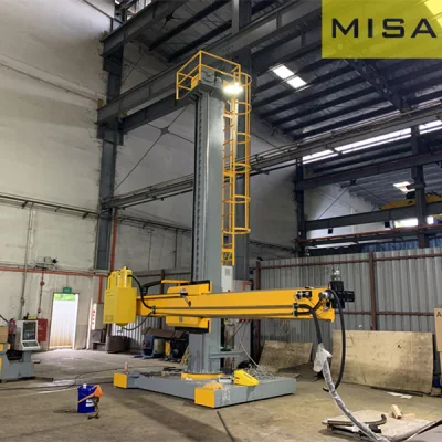 Movimiento automático de soldadura giran de columna y brazo manipulador de soldadura y equipos de posicionamiento