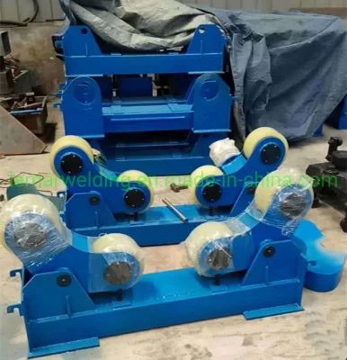 40ton tubo ajustable de soldadura del depósito de Rodillos Rodillos girando