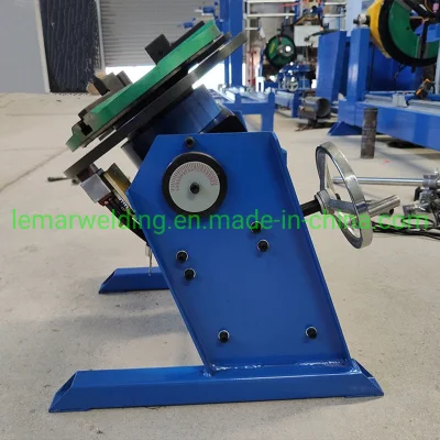 Brida de 300kg de soldadura automática de costura circular de la tabla de giro posicionador