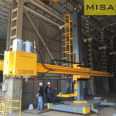 Movimiento automático giran manipulador de soldadura con 5m de la carrera vertical y potencia 3.5kw