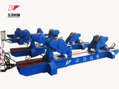 80 a 1000 toneladas de soldadura en China el rotador de buque de girar los rodillos de presión de los tanques de buques