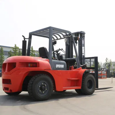 10ton/10000kg carretilla elevadora diesel de 4,5 m/3m/5m/6m de altura de elevación, con japonés Isuzu/Mitsubishi/Motor Perkins, con desplazamiento lateral/Neumático macizo