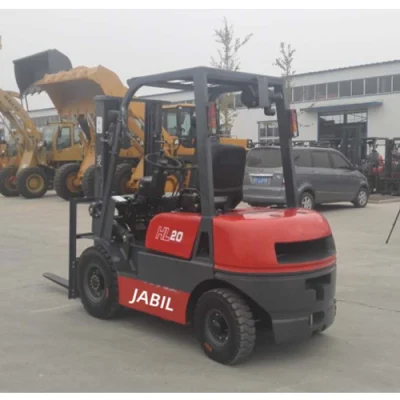 CE China Proveedor 3m 5m 6m elevación altura 2,0ton gasolina Precio de la carretilla elevadora